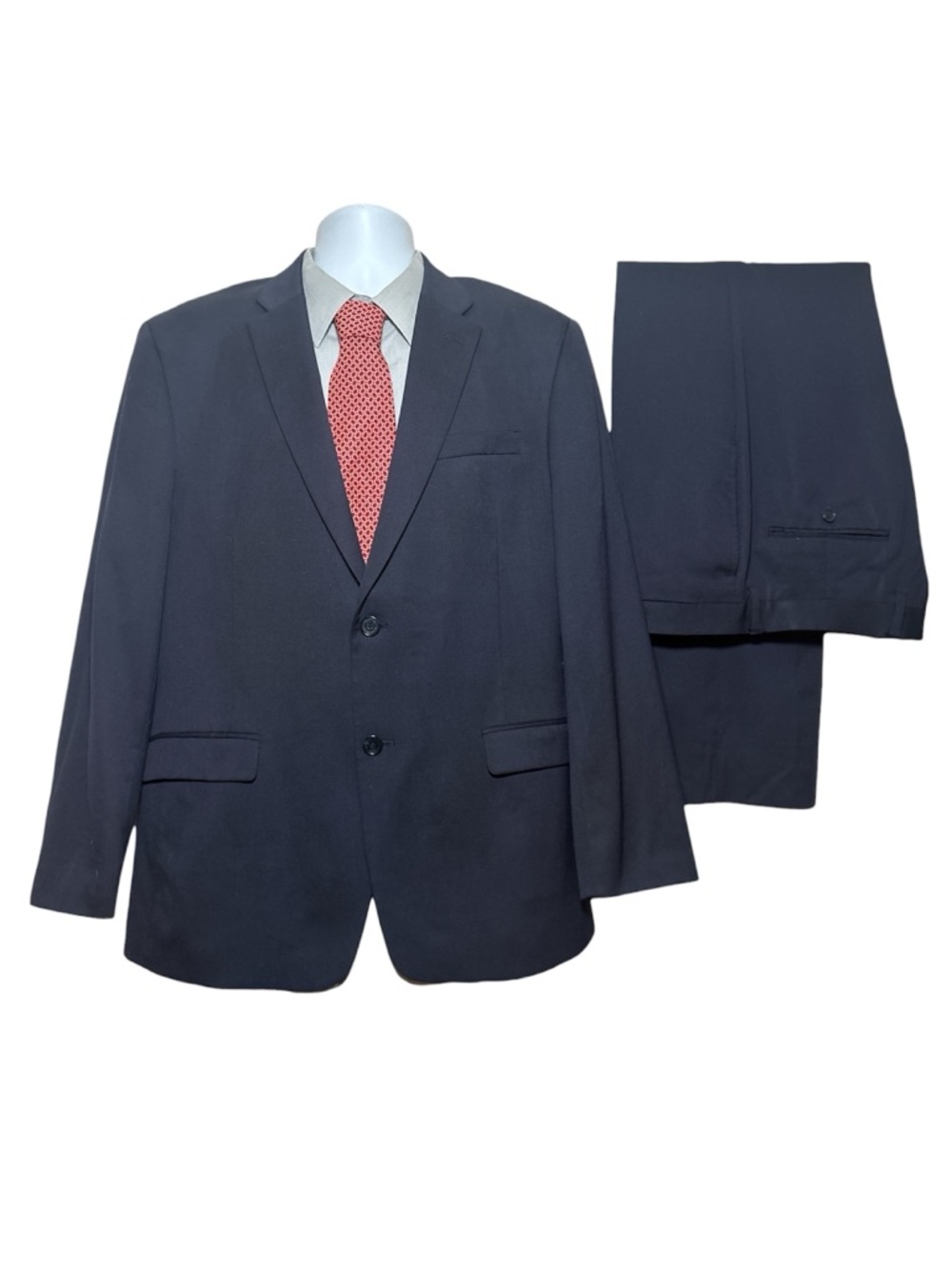 Tommy Hilfiger Navy Two-Piece Suit
